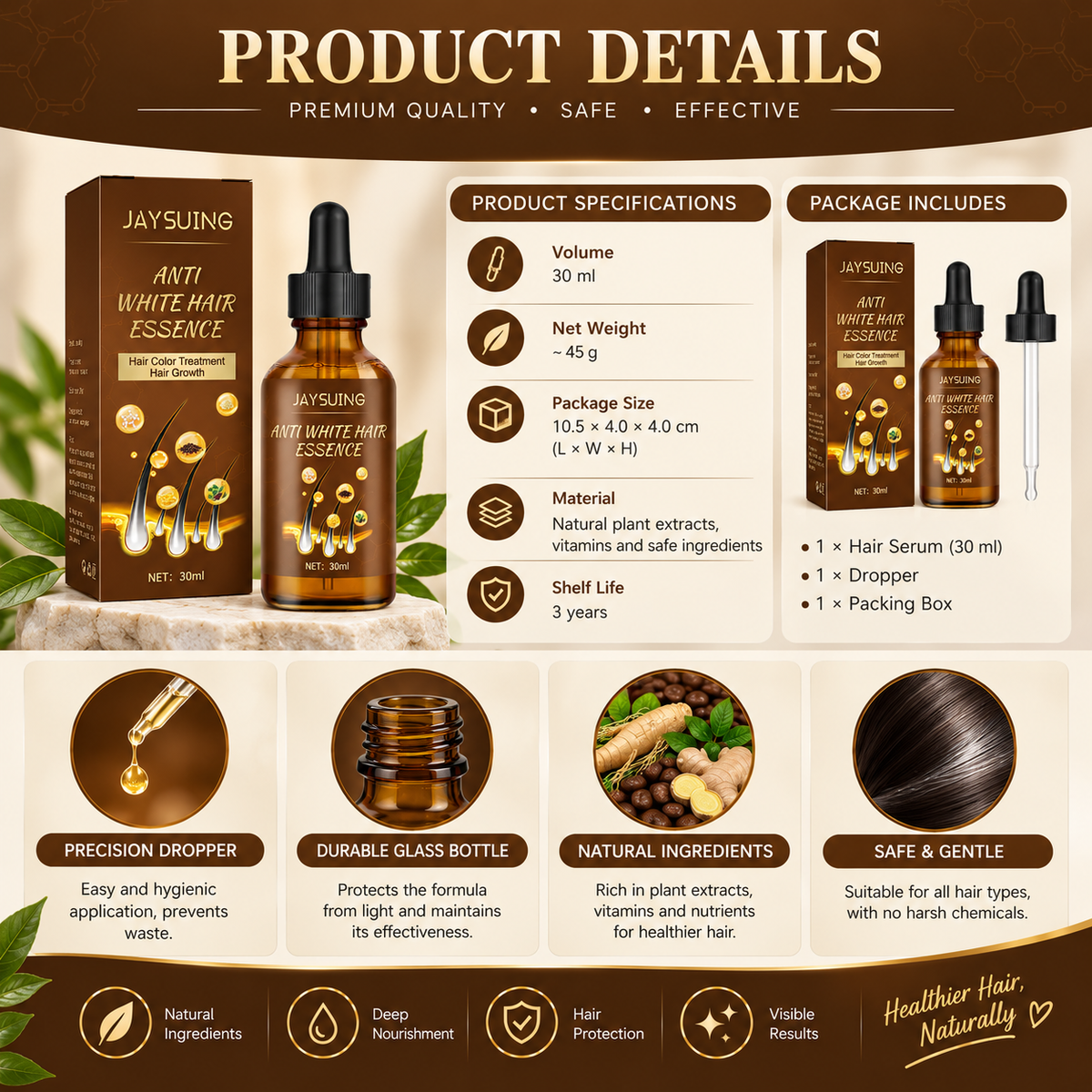 Repigment Hair Serum